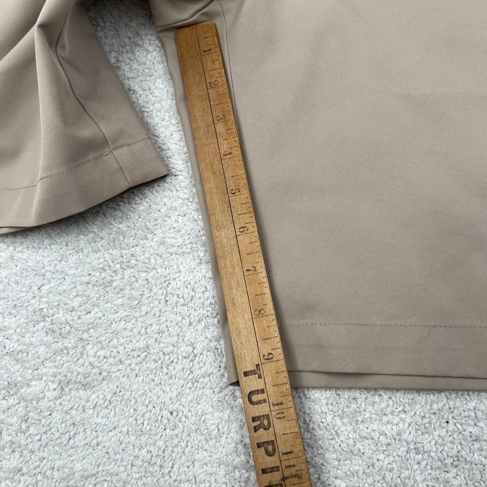 Pebble Beach Mens Tan Performance‎ Golf Shorts Size 36 Side Zip Pocket Khaki - Picture 5 of 14